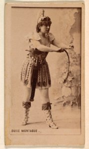 Louise Montague, from the Actresses series (N245) issued by Kinney Brothers to promote Sweet Caporal Cigarettes MET DP859151