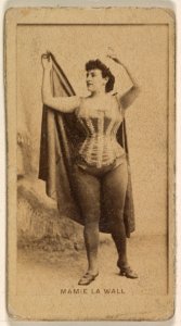 Mamie La Wall, from the Actresses series (N245) issued by Kinney Brothers to promote Sweet Caporal Cigarettes MET DP858949