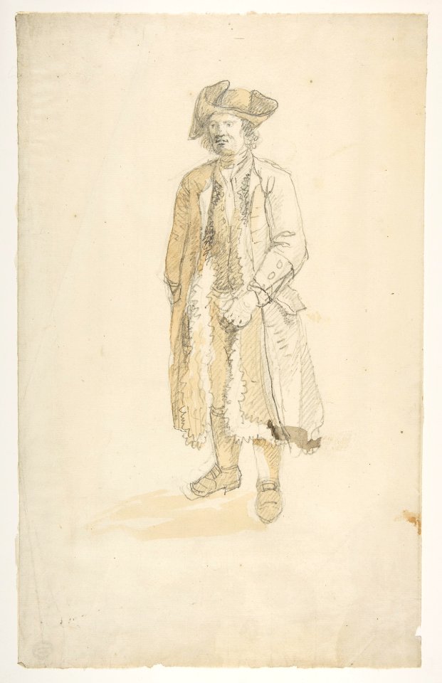 Man Standing in Three-Quarter View Facing Left MET DP812234