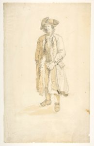 Man Standing in Three-Quarter View Facing Left MET DP812234
