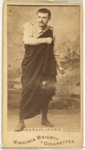 Marais, Paris, from the Actors and Actresses series (N45, Type 1) for Virginia Brights Cigarettes MET DP829648