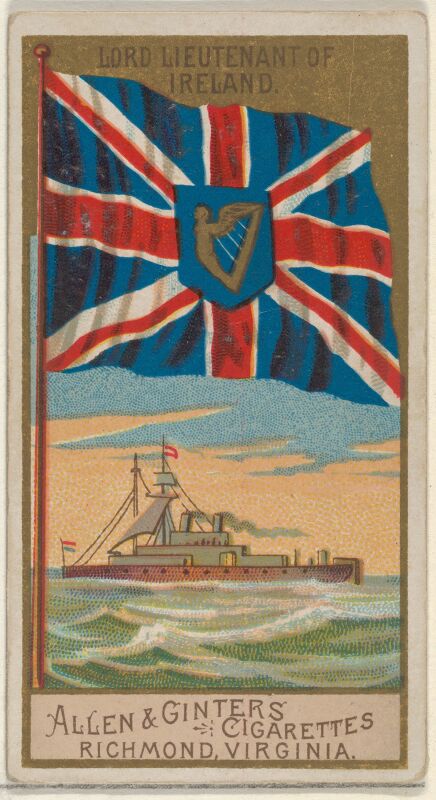Lord Lieutenant of Ireland, from the Naval Flags series (N17) for Allen & Ginter Cigarettes Brands MET DP834916