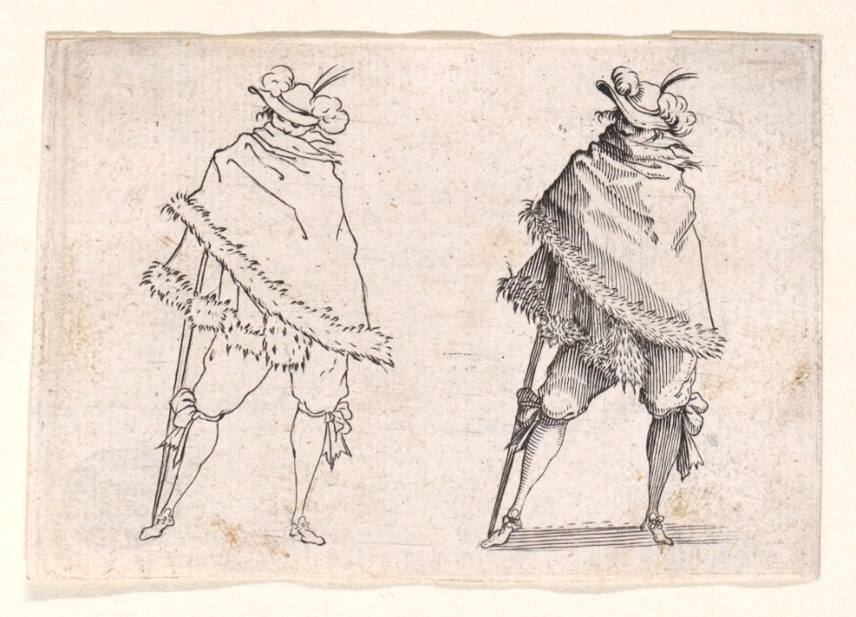 Man Wrapped in his Mantle Met DP888291