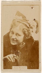 Lulu Nichols, from the Actresses series (N245) issued by Kinney Brothers to promote Sweet Caporal Cigarettes MET DP859256
