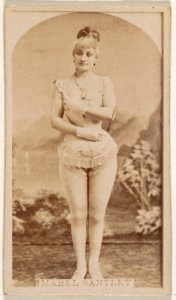 Mabel Santley, from the Actresses series (N245) issued by Kinney Brothers to promote Sweet Caporal Cigarettes MET DP859520