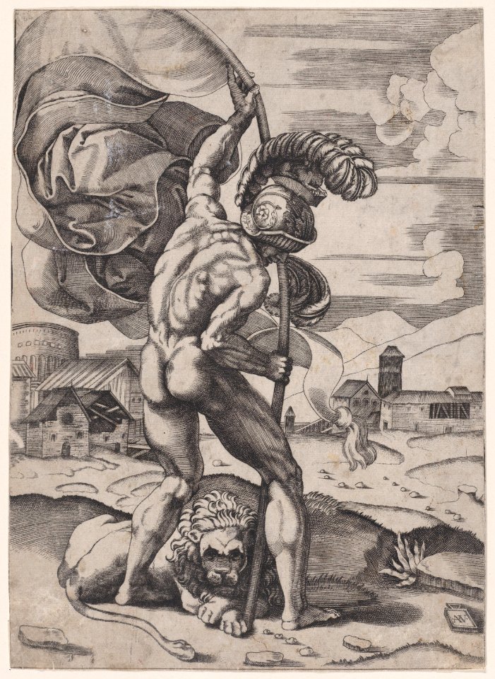 Man with a Flag Met DP888653