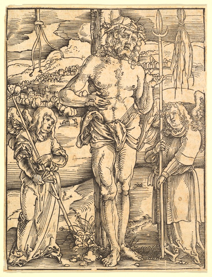 Man of Sorrows from Ulrich Pinder, Speculum Passionis Domini Nostri Ihesu Christi MET DP826627