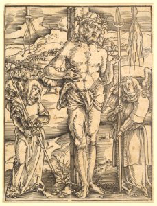 Man of Sorrows from Ulrich Pinder, Speculum Passionis Domini Nostri Ihesu Christi MET DP826627