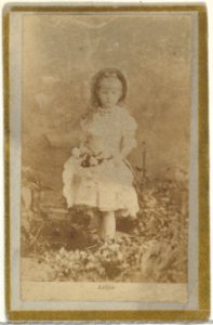 Lillie, from the Actresses and Celebrities series (N60, Type 2) promoting Little Beauties Cigarettes for Allen & Ginter brand tobacco products MET DP839481
