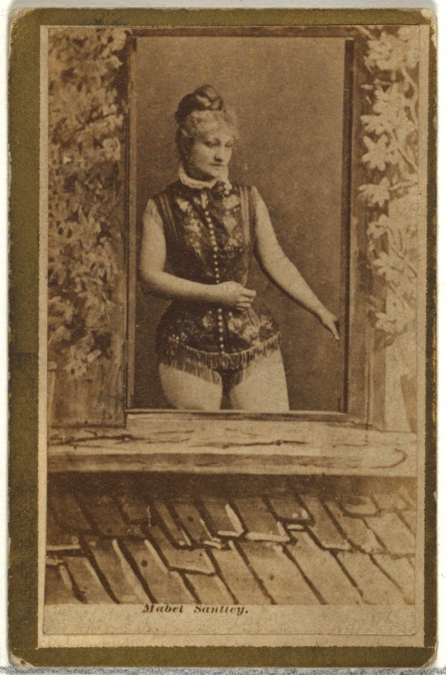 Mabel Santley, from the Actresses and Celebrities series (N60, Type 2) promoting Little Beauties Cigarettes for Allen & Ginter brand tobacco products MET DP839499