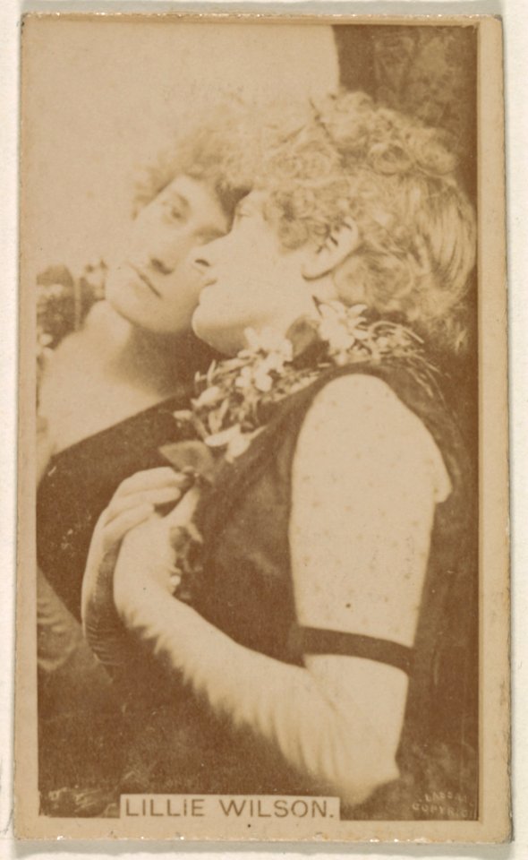 Lillie Wilson, from the Actresses series (N245) issued by Kinney Brothers to promote Sweet Caporal Cigarettes MET DP859884