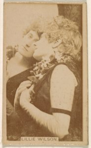 Lillie Wilson, from the Actresses series (N245) issued by Kinney Brothers to promote Sweet Caporal Cigarettes MET DP859884