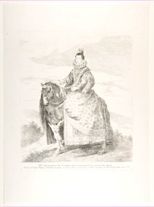 Margaret of Austria on horseback, after Velázquez MET DP818188