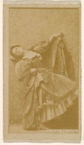 Lillian Thurgate, from the Actresses series (N245) issued by Kinney Brothers to promote Sweet Caporal Cigarettes MET DP859721