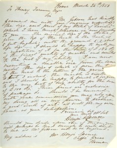 Letter, 24 March 1850 MET DP804254