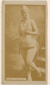 Mabel Santley, from the Actresses series (N245) issued by Kinney Brothers to promote Sweet Caporal Cigarettes MET DP859521
