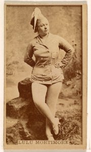 Lulu Mortimore, from the Actresses series (N245) issued by Kinney Brothers to promote Sweet Caporal Cigarettes MET DP859176