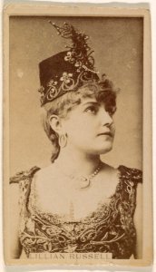 Lillian Russell, from the Actresses series (N245) issued by Kinney Brothers to promote Sweet Caporal Cigarettes MET DP859493