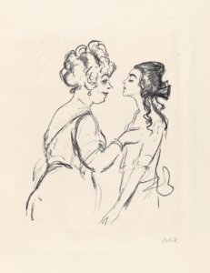 Margarete Kupfer as Magdalene and Hambach as Kadega di Santa Croce MET DP876226