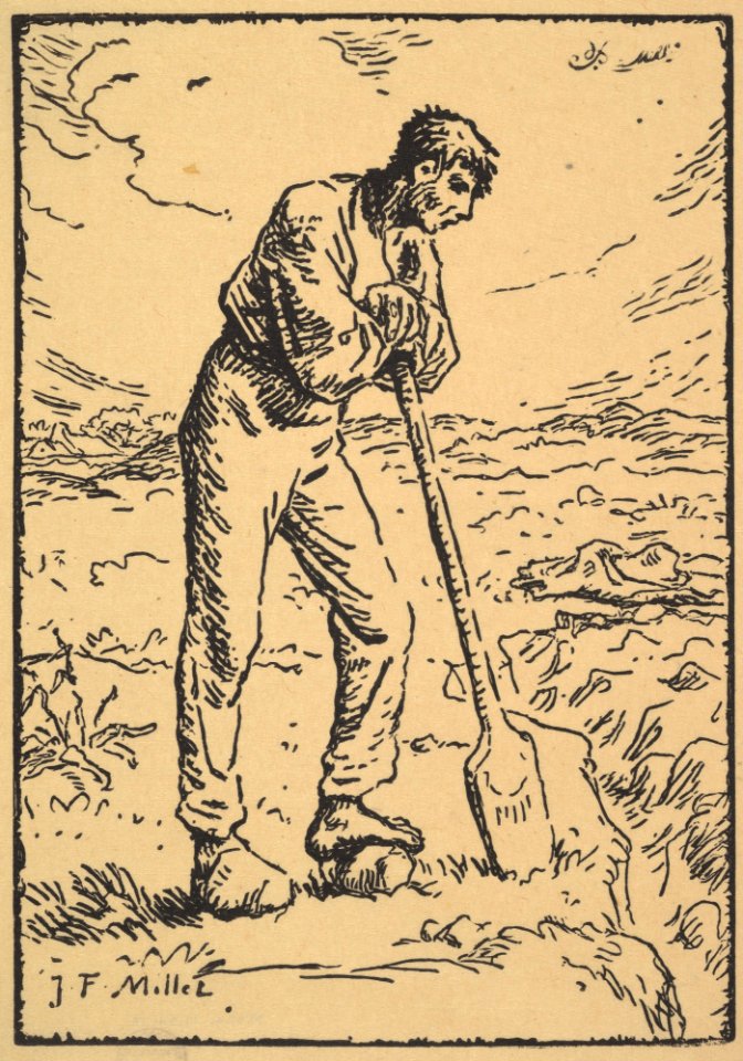 Man Resting on a Spade MET DP827592