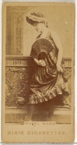 Mabel Ward, from the Actors and Actresses series (N45, Type 7) for Dixie Cigarettes MET DP831284