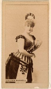 Lillian Russell, from the Actresses series (N245) issued by Kinney Brothers to promote Sweet Caporal Cigarettes MET DP859503