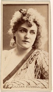 Lillian Russell, from the Actresses series (N245) issued by Kinney Brothers to promote Sweet Caporal Cigarettes MET DP859494