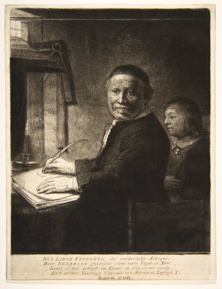 Lieven Willemsz van Coppenol with his Grandson MET DP814809