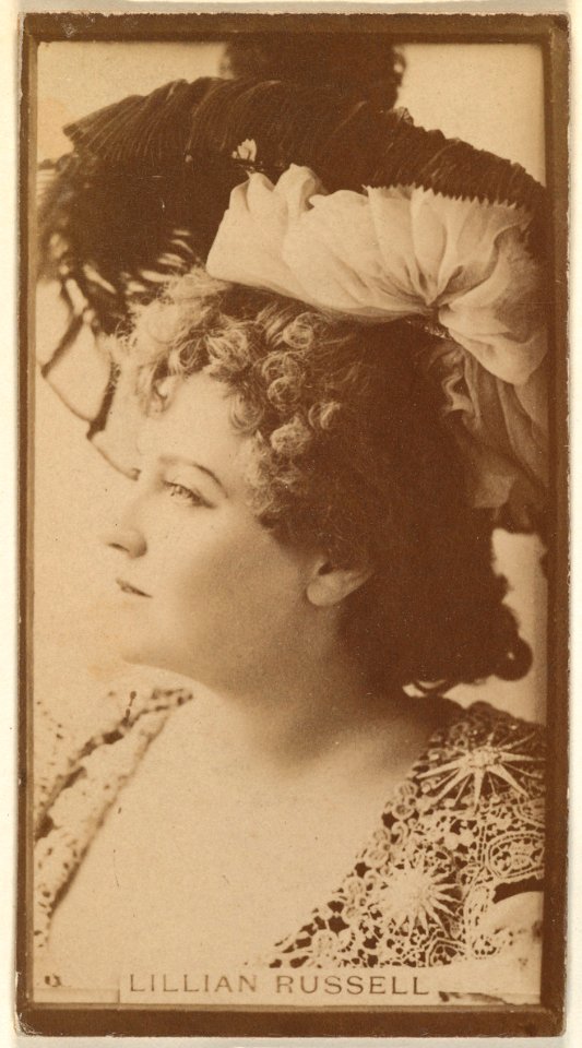 Lillian Russell, from the Actresses series (N668) MET DPB869957