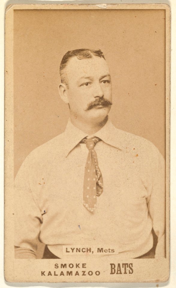 Lynch, Mets, from the Kalamazoo Bats series (N690) issued by Chas. Gross & Co. to promote Kalamazoo Bats MET DPB870017