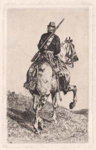 Man on horseback Met DP888993