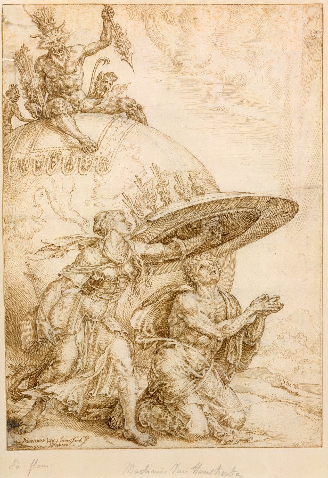 Man Protected by the Shield of Faith MET DT4655