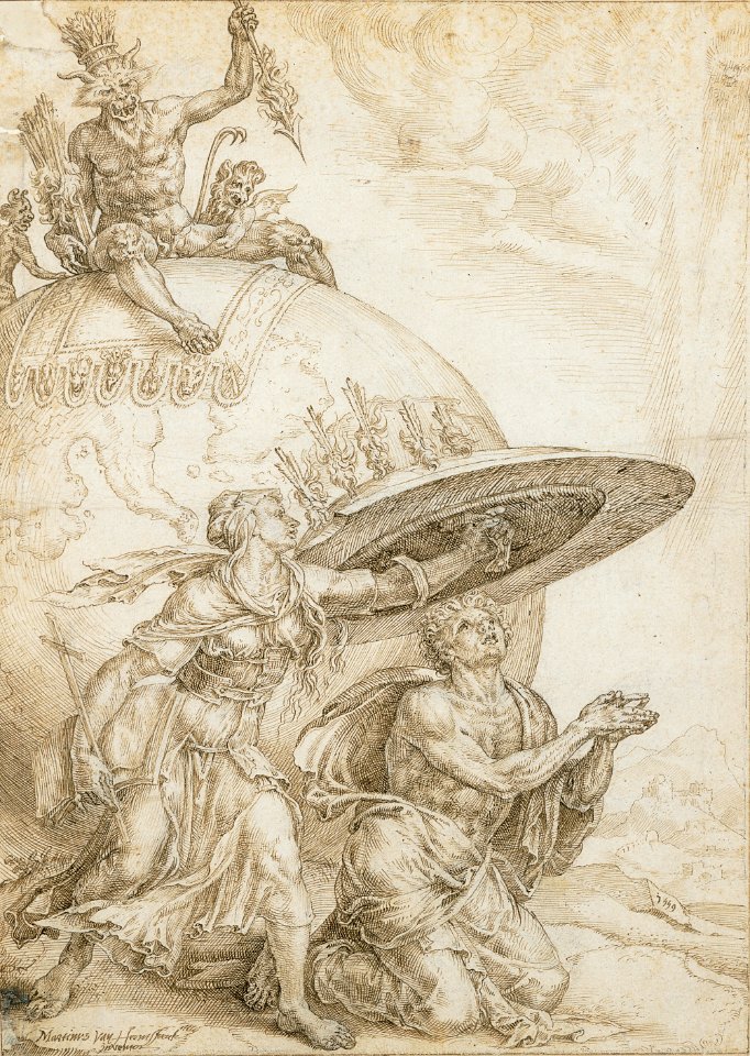 Man Protected by the Shield of Faith MET 2000.150