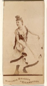 Lillian Price, from the Actors and Actresses series (N45, Type 1) for Virginia Brights Cigarettes MET DP830507