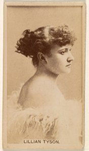 Lillian Tyson, from the Actresses series (N245) issued by Kinney Brothers to promote Sweet Caporal Cigarettes MET DP859742