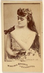 Lillie Howard, Corsair Co., from the Actors and Actresses series (N45, Type 6) for Virginia Brights Cigarettes MET DP831215