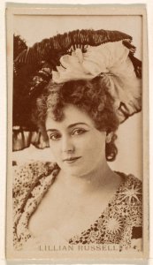 Lillian Russell, from the Actresses series (N245) issued by Kinney Brothers to promote Sweet Caporal Cigarettes MET DP859495