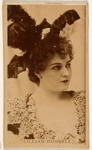 Lillian Russell, from the Actresses series (N245) issued by Kinney Brothers to promote Sweet Caporal Cigarettes MET DP859496