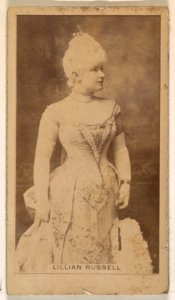 Lillian Russell, from the Actresses series (N245) issued by Kinney Brothers to promote Sweet Caporal Cigarettes MET DP859500