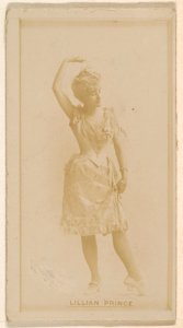 Lillian Prince, from the Actresses series (N245) issued by Kinney Brothers to promote Sweet Caporal Cigarettes MET DP859338