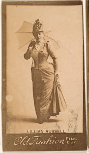 Lillian Russell, from the Actresses series (N664) promoting Old Fashion Fine Cut Tobacco MET DPB869706