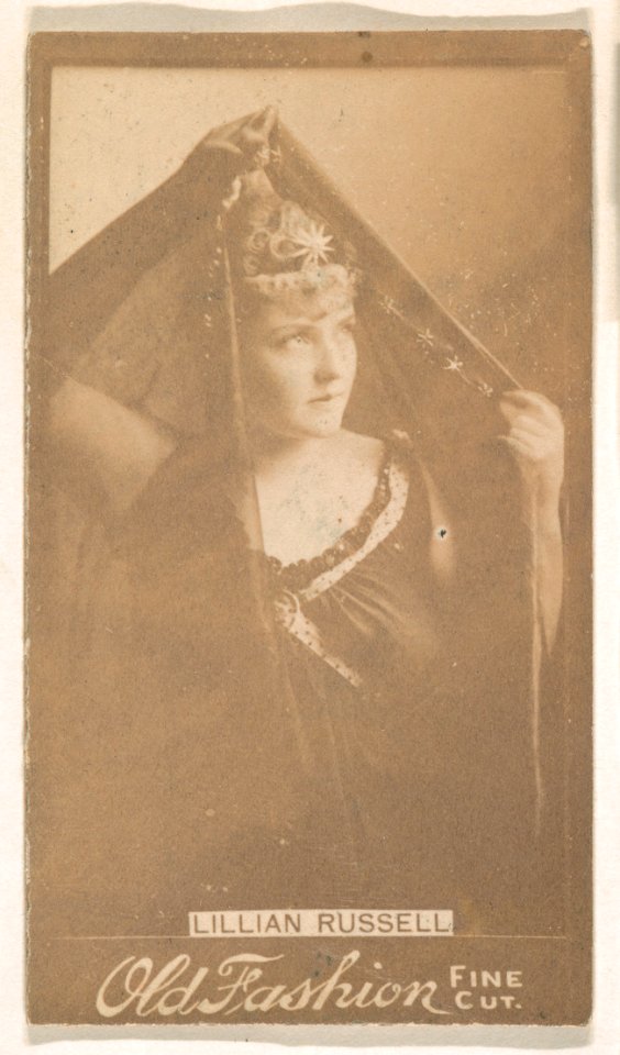 Lillian Russell, from the Actresses series (N664) promoting Old Fashion Fine Cut Tobacco MET DPB869458