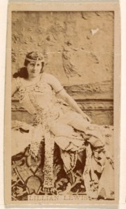Lillian Lewis, from the Actresses series (N245) issued by Kinney Brothers to promote Sweet Caporal Cigarettes MET DP858980
