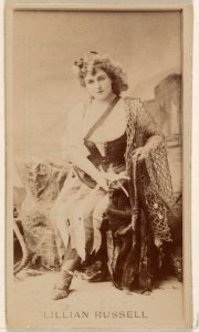 Lillian Russell, from the Actresses series (N245) issued by Kinney Brothers to promote Sweet Caporal Cigarettes MET DP859506