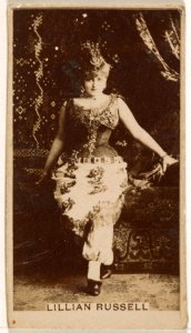 Lillian Russell, from the Actresses series (N245) issued by Kinney Brothers to promote Sweet Caporal Cigarettes MET DP859507