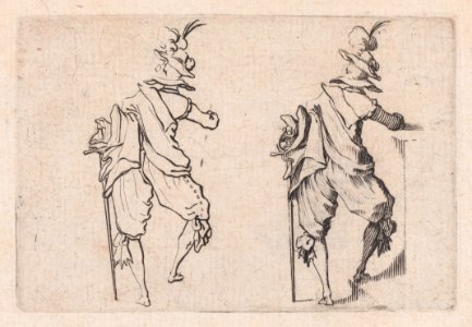 Man Viewed from Behind, with a Large Sword Met DP890471
