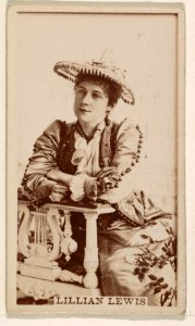 Lillian Lewis, from the Actresses series (N245) issued by Kinney Brothers to promote Sweet Caporal Cigarettes MET DP858978