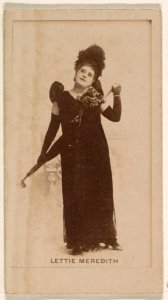 Lettie Meredith, from the Actresses series (N245) issued by Kinney Brothers to promote Sweet Caporal Cigarettes MET DP859118