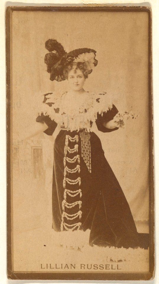 Lillian Russell, from the Actresses series (N668) MET DPB869958