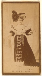 Lillian Russell, from the Actresses series (N668) MET DPB869958